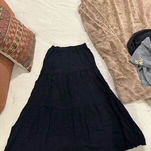 Elegant Black Maxi Skirt Carly Jean Los Angeles